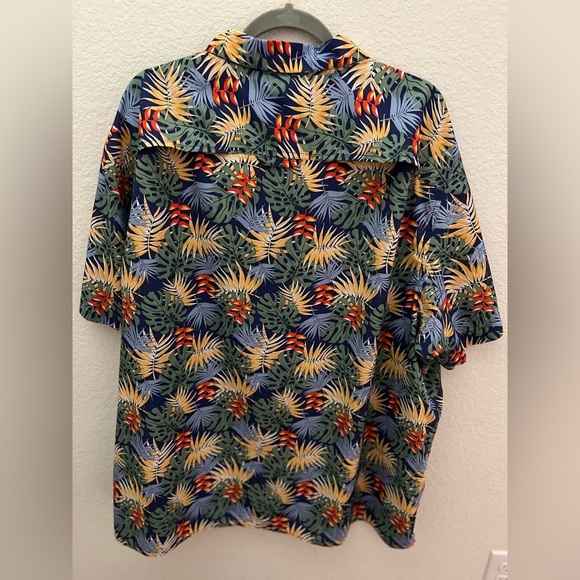 Duluth Trading Company 3XL Tropical Floral Hawaiian Shirt Men’s Untucked Fit - Picture 4 of 6